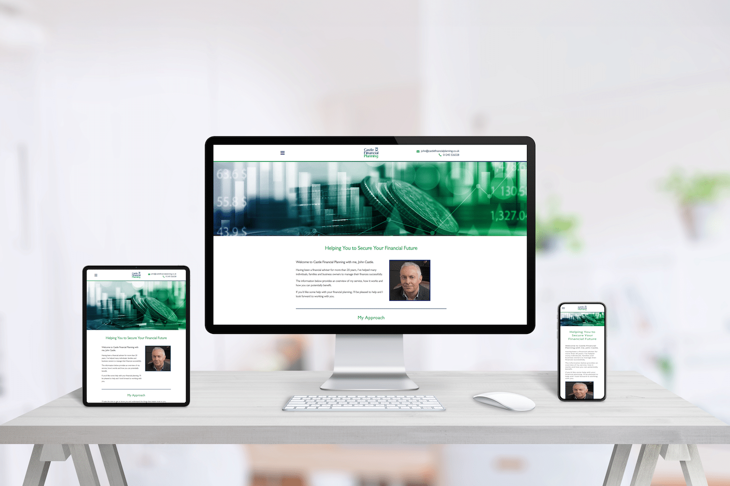 Website Design - Project, Castle Financial Planning