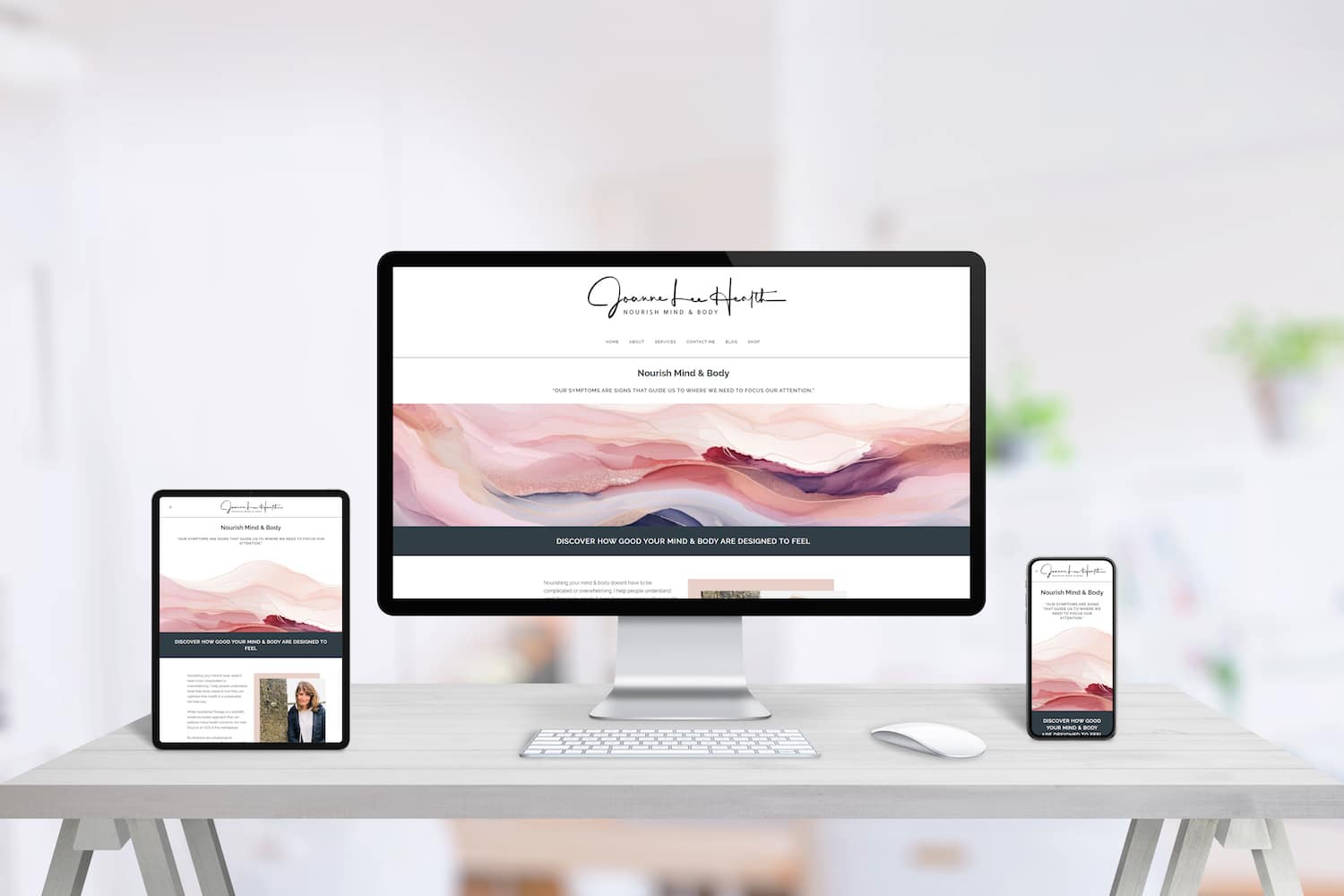 Website Design - Project, Joanne Lee Health