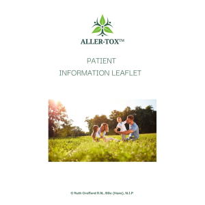 Aller-Tox - Patient Information Leaflet